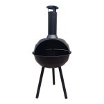 Favex - brasero boule chemin�e d'ext�rieur - b�ches & charbon et bois - brasero rond de jardin, terrasse ...