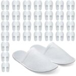 Fdc - lot de 24 paires de chaussons antidrapants jetables  bout ferm pour htels et spa