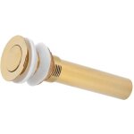 Fdit bonde d'vier, bouchon de vidange de lavabo anti - encrassement, laiton et acier inoxydable sans ...