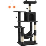 Feandrea - arbre à chat hauteur 143 cm, tour de jeux pour chats, avec 4 poteaux à griffer, 2 plateformes, ... Feandrea - arbre à chat hauteur 143 cm, tour de jeux pour chats, avec 4 poteaux à griffer, 2 plateformes, ...