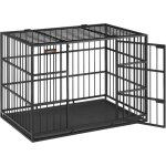 Cage pour chien ultra - rsistante, caisse pour animaux de compagnie, 107 x 70 x 75 cm, pour chiens moyens ...