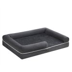 Panier pour chien orthopdique, canap, lit pour animaux, rembourrage moelleux, bords rehausss, housse ...