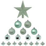 Kit de 18 boules de noël vert amande atmosphera créateur d'intérieur Kit de 18 boules de noël vert amande atmosphera créateur d'intérieur