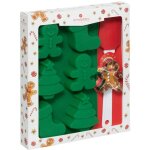 F��ric lights and christmas - ensemble d'accessoires de p�tisserie de no�l, moule avec spatule et moule ...