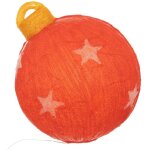 F��ric lights and christmas - guirlande de no�l lumineuse ext�rieure h38cm avec 60 led, 8 modes blanc ...