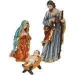 Fric lights and christmas - set de 3 grands santons en rsine h 66 cm - feeric christmas
