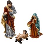 F��ric lights and christmas - set de 3 grands santons en r�sine h 95 cm - feeric christmas