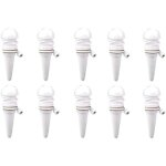 Fei yu - lot de 10 sondes d'arrosage automatique pour plantes en cramique