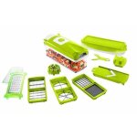 12 pcs. ) en vert - coupe - lgumes pour cubes, btonnets, tranches, lanires et quartiers - coupe - ...