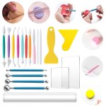 Fei yu - lot de 19 outils pour argile polymre, outils de sculpture