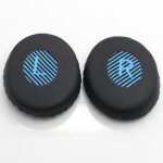 Lot de 2 coussinets d'oreille de rechange en similicuir pour casque Lot de 2 coussinets d'oreille de rechange en similicuir pour casque