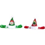 2pcs accessoire de chapeau rglable de pre nol pour chiot chien fei yu