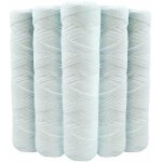 Lot de 5 cartouches filtrantes filtrantes anti sédiments 9 pouces 3 / 4 - 5 microns compatible avec filtres ... Lot de 5 cartouches filtrantes filtrantes anti sédiments 9 pouces 3 / 4 - 5 microns compatible avec filtres ...
