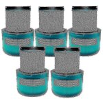 Fei yu - lot de 5 filtres de rechange pour aspirateur balai sans fil dyson