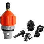 Adaptateur de valve d'air, adaptateur de pompe de sup de bateau gonflable avec buse, adaptateur de pompe ...