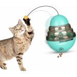 Balle de nourriture pour chat, boule de nourriture pour chat avec baguette teaser interactif distribution ...