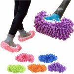 Chausson microfibre, 5 paires de chausson nettoyant nettoyage lavables douces, en microfibre rutilisables ...