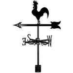 Girouette coq - silhouette de girouette coq rétro - indicateur de direction du vent décoratif Girouette coq - silhouette de girouette coq rétro - indicateur de direction du vent décoratif