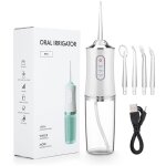 Fei yu - jet d'eau dentaire puissant pick flosser bain de bouche film blanc
