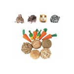 Jouets de cochon d'inde, jouets de carotte  macher pour hamster, 11 pices jouets de hamster pour les ...