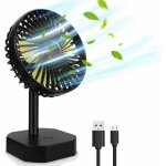 Mini ventilateur de bureau , petit ventilateur usb , ventilateur portable silencieux rglable en hauteur, ...