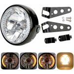 Fei yu - phare rond pour moto - projection led avec support de fixation - halogène led 12 v 17. 8 cm Fei yu - phare rond pour moto - projection led avec support de fixation - halogène led 12 v 17. 8 cm