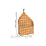 Fei yu - pot de fleurs en rotin naturel, décoration murale de jardin, panier suspendu en bambou, récipient ... Fei yu - pot de fleurs en rotin naturel, décoration murale de jardin, panier suspendu en bambou, récipient ...