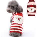 Pull de nol pour chien de compagnie (pre nol  rayures (xxl)) fei yu