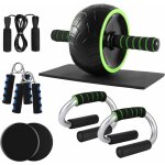 Fei yu - roue abdominale de fitness et musculation de corp, appareil d'entranement 6 en 1 avec tapis ...
