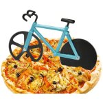 1 coupe - pizza en acier inoxydable pour vélo, outil pour plaque de cuisson à pizza 1 coupe - pizza en acier inoxydable pour vélo, outil pour plaque de cuisson à pizza