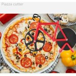 1 coupe - pizza en acier inoxydable pour vélo, outil pour plaque de cuisson à pizza 1 coupe - pizza en acier inoxydable pour vélo, outil pour plaque de cuisson à pizza