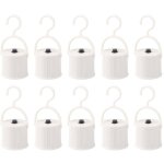 Lot de 10 douilles d'ampoule led e27 avec crochet pour éclairage d'urgence Lot de 10 douilles d'ampoule led e27 avec crochet pour éclairage d'urgence