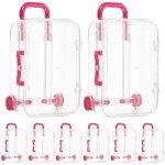 Feiyue - lot de 12 mini botes  bonbons en forme de valise, petites botes de rangement pour bonbons, ...
