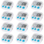 Feiyue - lot de 12 minuteurs de cuisine numériques avec interrupteur marche / arrêt et alarme puissante ... Feiyue - lot de 12 minuteurs de cuisine numériques avec interrupteur marche / arrêt et alarme puissante ...