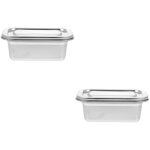 Feiyue - lot de 2 botes  glace pour conglateur, bote  lunch, bac  glace, seau  glace, rcipient ...