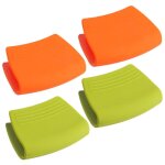 Lot de 2 paires / 4 gants de cuisine avec pinces anti - chaleur et anti - brûlure en silicone pour plaque ... Lot de 2 paires / 4 gants de cuisine avec pinces anti - chaleur et anti - brûlure en silicone pour plaque ...