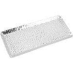 Feiyue - assiette  dner en acier inoxydable, plateau de service rectangulaire, plat pour aliments et ...