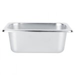 Feiyue - bassine  buffet en acier inoxydable de 6, 5 cm de hauteur, bassin isolant, bac  vaisselle ...