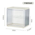 Feiyue - bote  pain pour comptoir de cuisine rcipient  pain transparent  double couche pour la fracheur ...