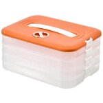 Feiyue - bote de rangement pour boulettes rfrigrateur conglation de boulettes conglation multicouches ...
