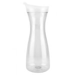 Carafe  eau avec couvercle suprieur, bouteille transparente en acrylique, carafe  eau glace avec ...