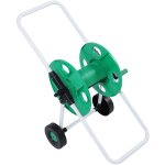 Chariot  enrouleur de tuyau d'arrosage en pp vert, conomie de main - d'?uvre avec roues, chariot de ...
