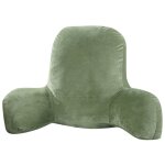 Coussin de lecture pour lit taille adulte, coussin de dossier avec accoudoirs et housse lavable  utiliser ...