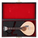 Ensemble de guitare miniature portugaise modèle de guitare statue mini instrument de musique Ensemble de guitare miniature portugaise modèle de guitare statue mini instrument de musique