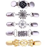 Etereauty clips clip pull robe broche chemise charpe cardigan fleur col chle robes cinch fermoir vintage ...