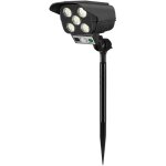 Lampe murale  induction solaire avec camra de surveillance simule