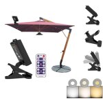 Lampes solaires pour parasol d'extérieur avec télécommande et minuterie - lampes solaires pour parasol ... Lampes solaires pour parasol d'extérieur avec télécommande et minuterie - lampes solaires pour parasol ...