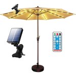 Lampes solaires pour parasol, lampes d'extérieur pour parasol de terrasse avec 8 modes, panneau solaire, ... Lampes solaires pour parasol, lampes d'extérieur pour parasol de terrasse avec 8 modes, panneau solaire, ...