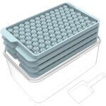 Mini bacs  glaons pour conglateur - lot de 4 petits bacs  glaons avec couvercles 104 x 4 bacs  ...
