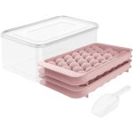 Mini bacs  glaons pour conglateur - lot de 4 petits bacs  glaons avec couvercles 104 x 4 bacs  ...